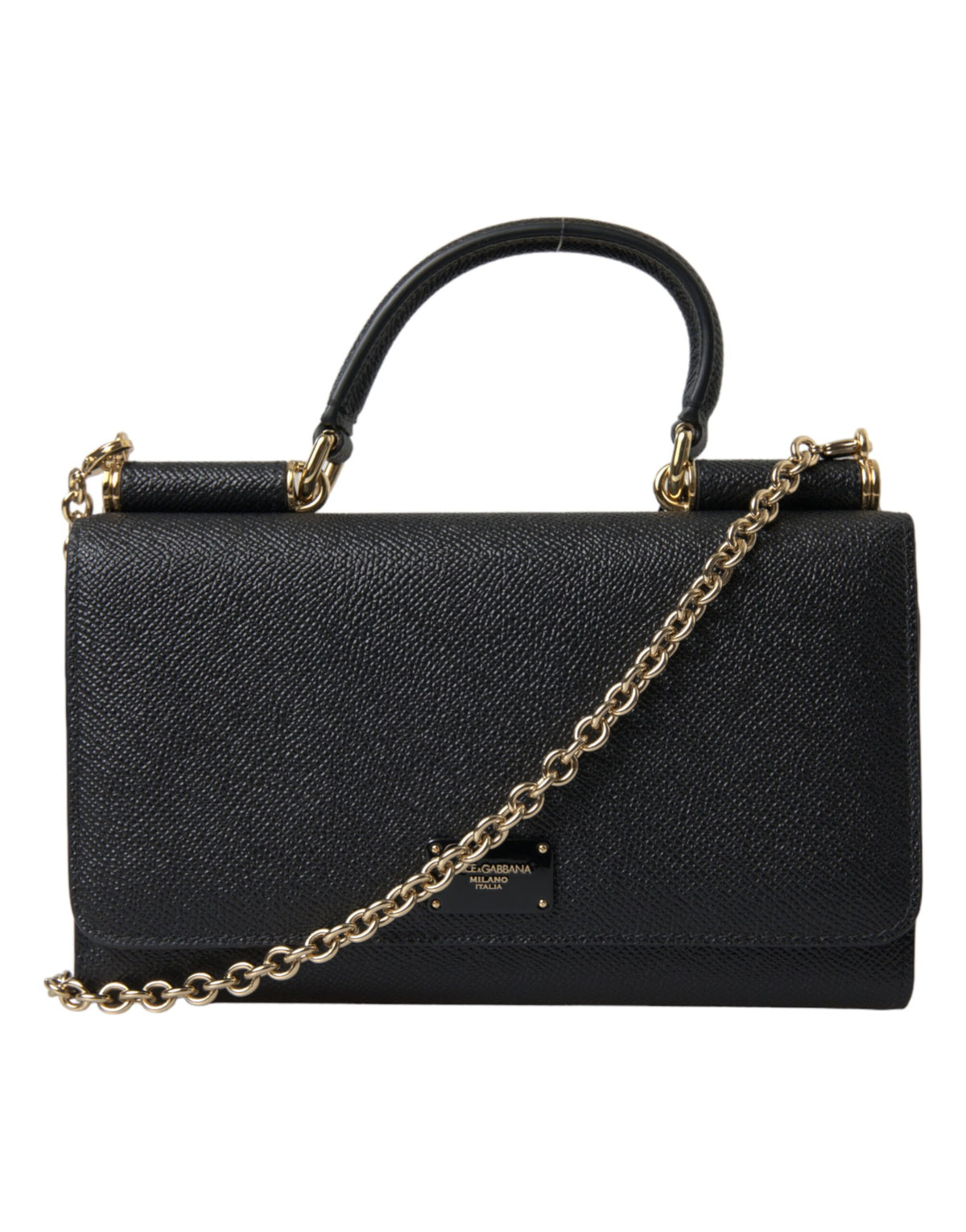 Dolce & Gabbana Elegant Leather Phone Case Crossbody