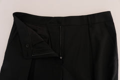 Dolce & Gabbana Chic Black Wool Blend Baggy Pants
