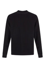 Hugo Boss Black Cotton Logo Details Sweatshirt