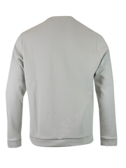 Hugo Boss Beige Cotton Round Neck Sweatshirt