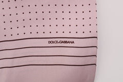 Dolce & Gabbana Elegant Silk Men's Scarf with Polka Dots