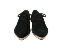 Bottega Veneta Bottega Veneta Men's Black Suede Pointed Toe Dress Shoe