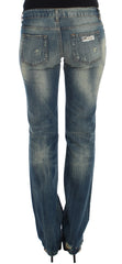 Cavalli Sleek Flair Leg Low Waist Denim