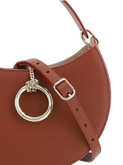 Chloé Brown Leather Small Arlène Shoulder Bag