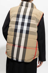 Burberry Beige Polyamide and Feathers Vest