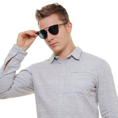 Police Silver Men Sunglasses