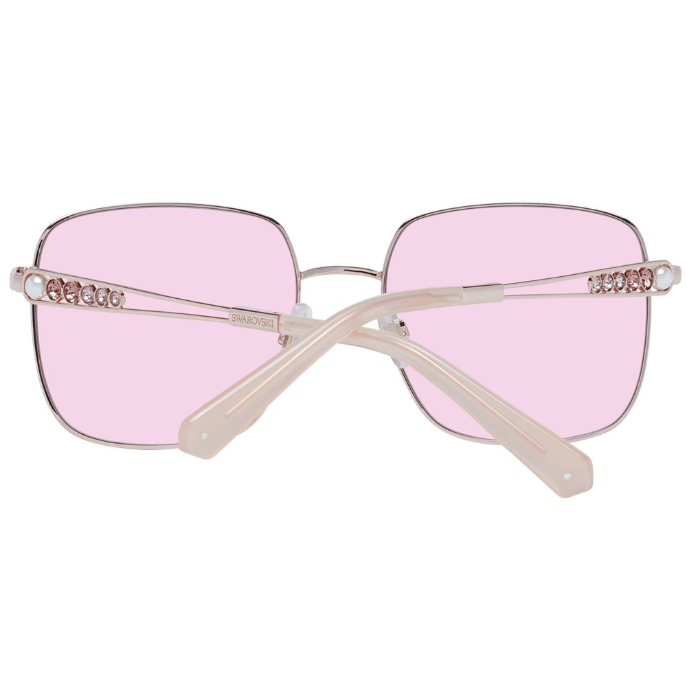 Swarovski Rose Gold Women Sunglasses