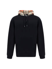 Burberry Black Cotton Samuel Hoodie Sweatshirt