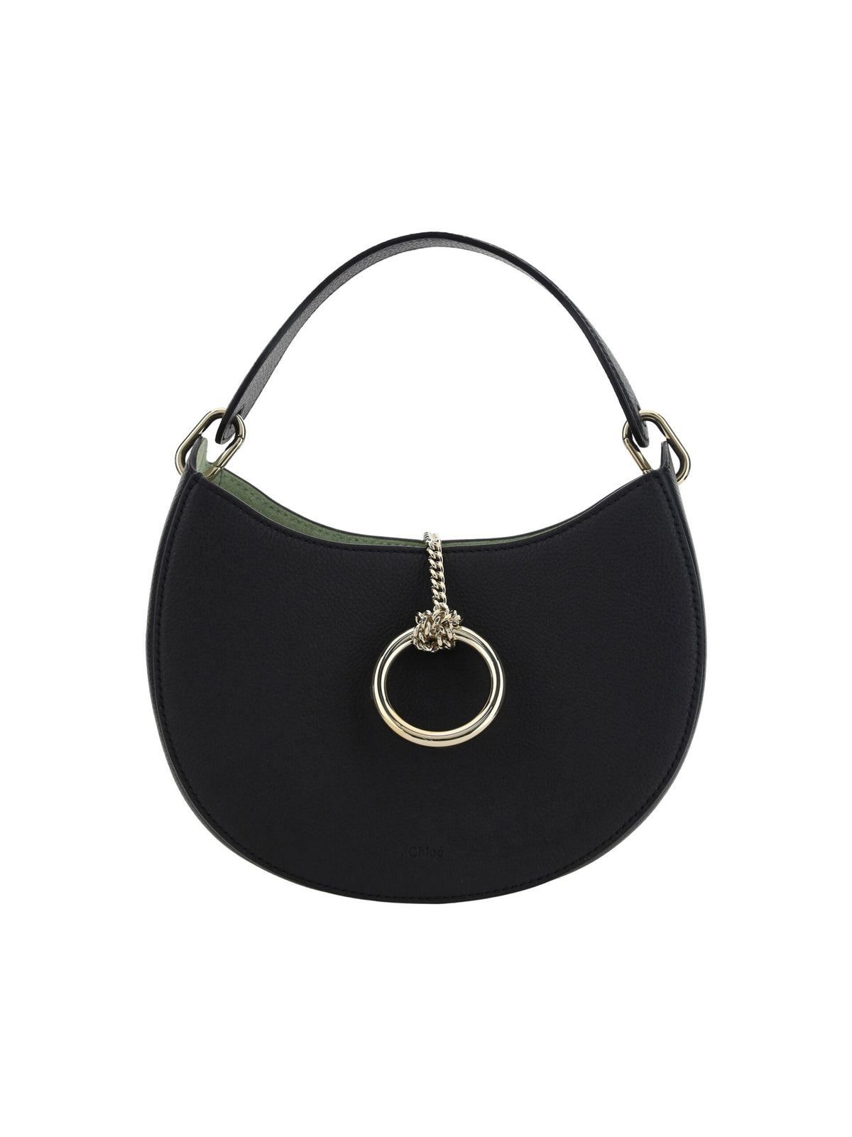 Chloé Black Leather Small Arlène Shoulder Bag