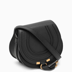 Chloé Black Leather Small Marcie Crossbody Bag