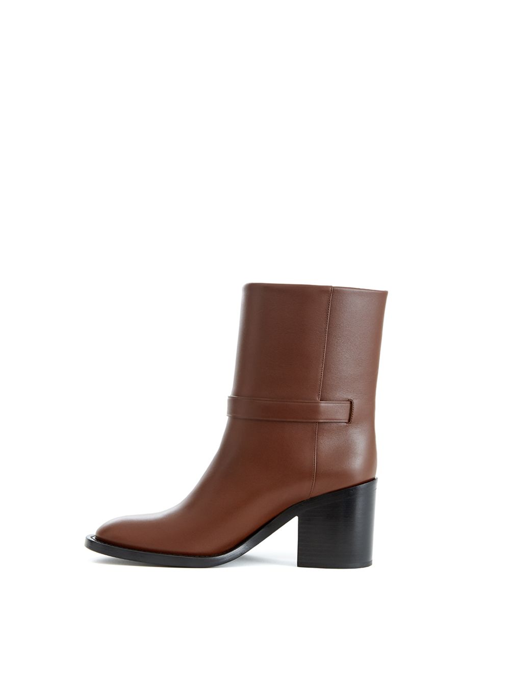 Burberry Brown Leather Ankle Boots