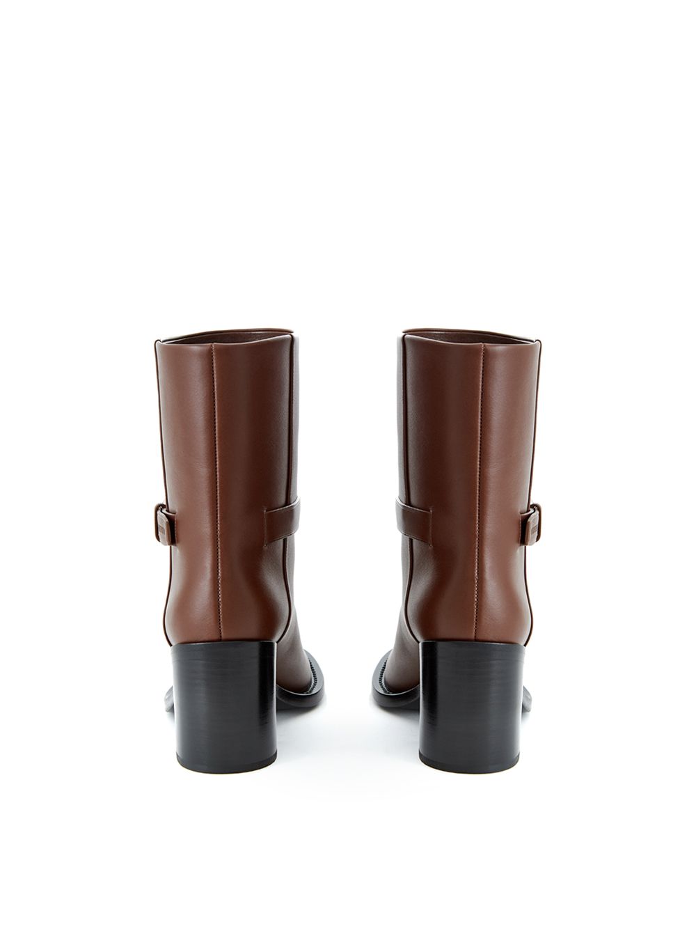 Burberry Brown Leather Ankle Boots