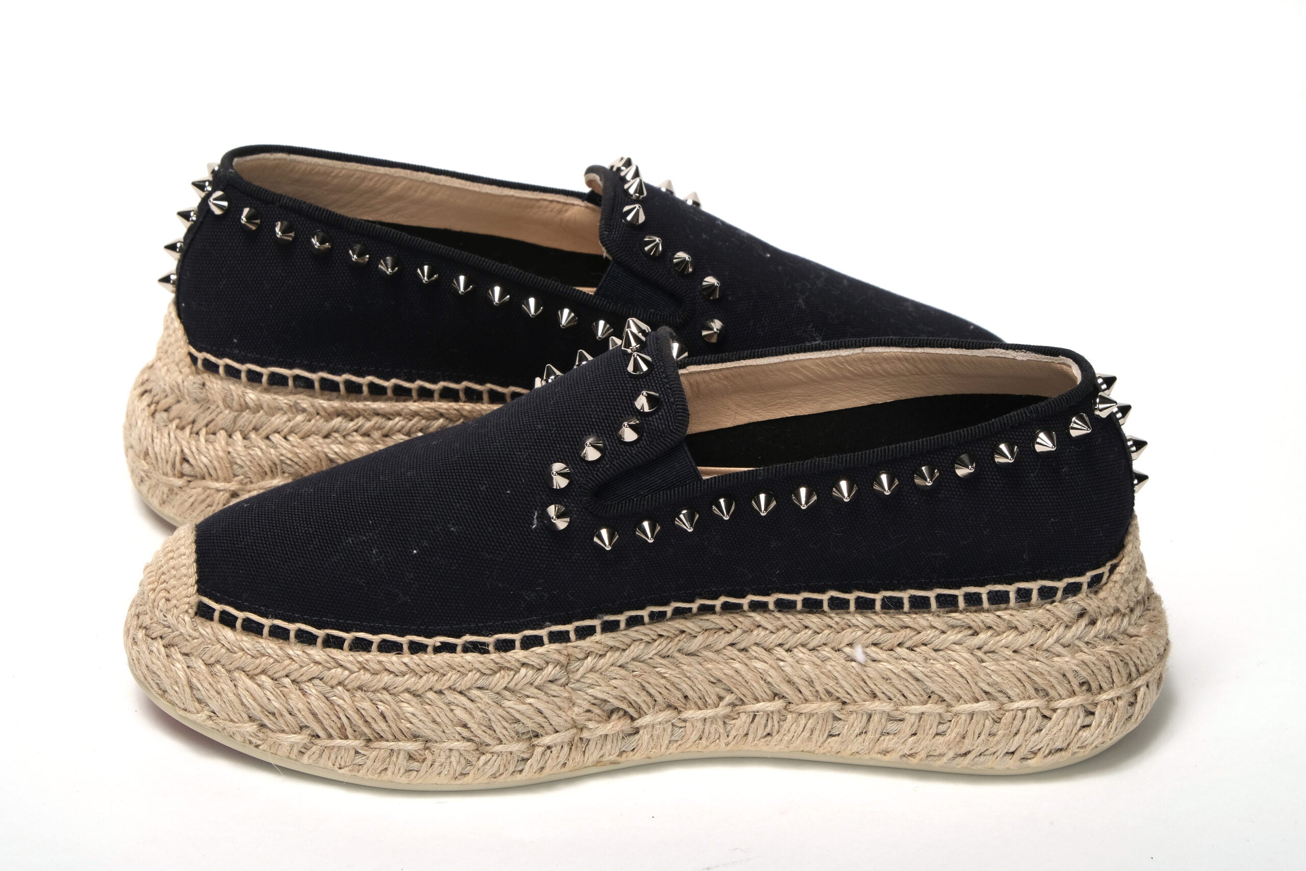 Christian Louboutin Obscur Black Platform Espadrille Espadrille Shoes