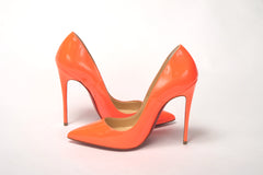 Christian Louboutin Neon Orange So Kate Patent High Heel