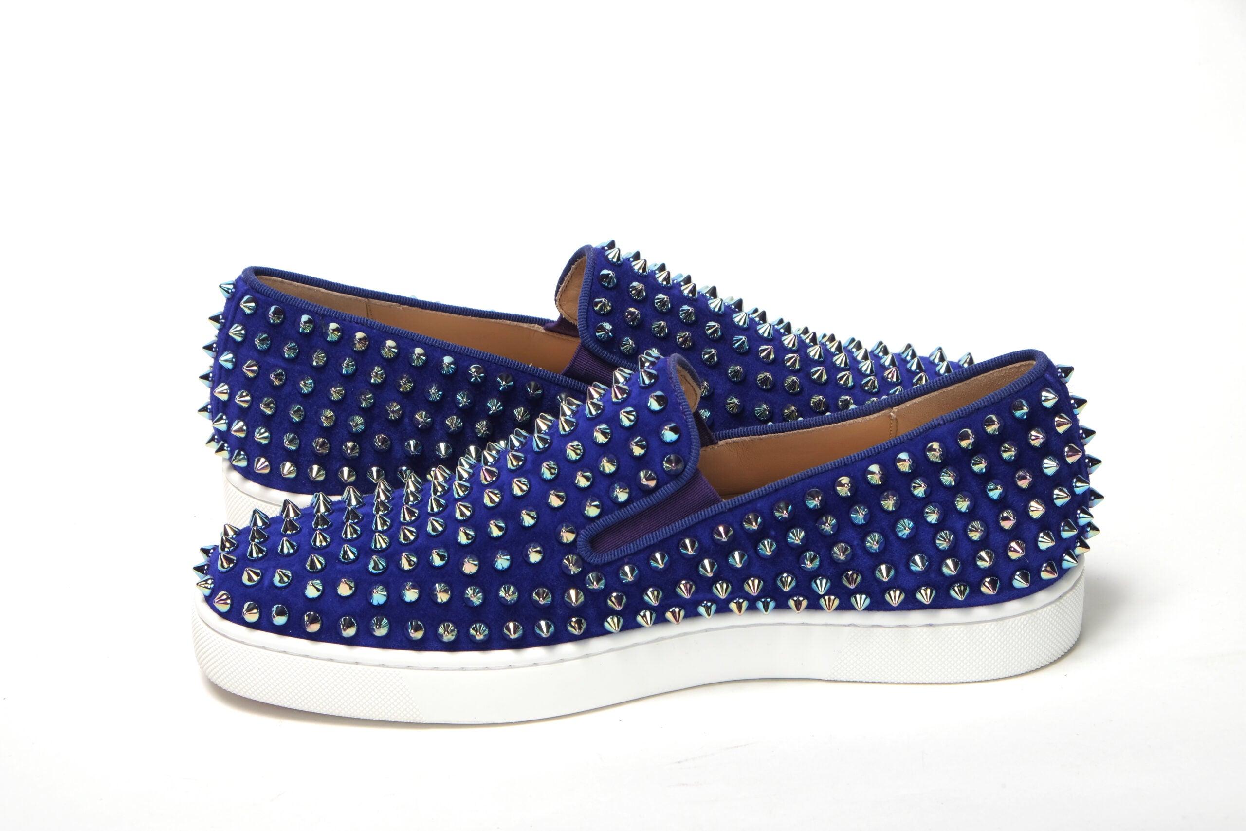 Christian Louboutin Rollerboat Flat Vea Electric Blue Sneaker