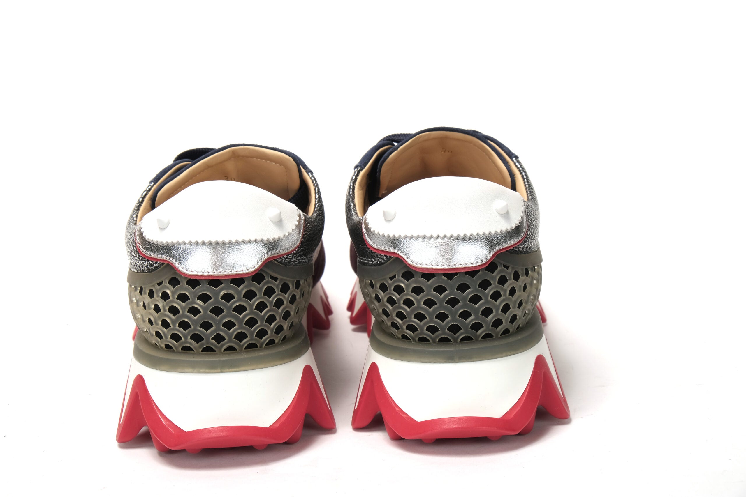 Christian Louboutin Version Multi Loubishark Flat Sneaker Shoes