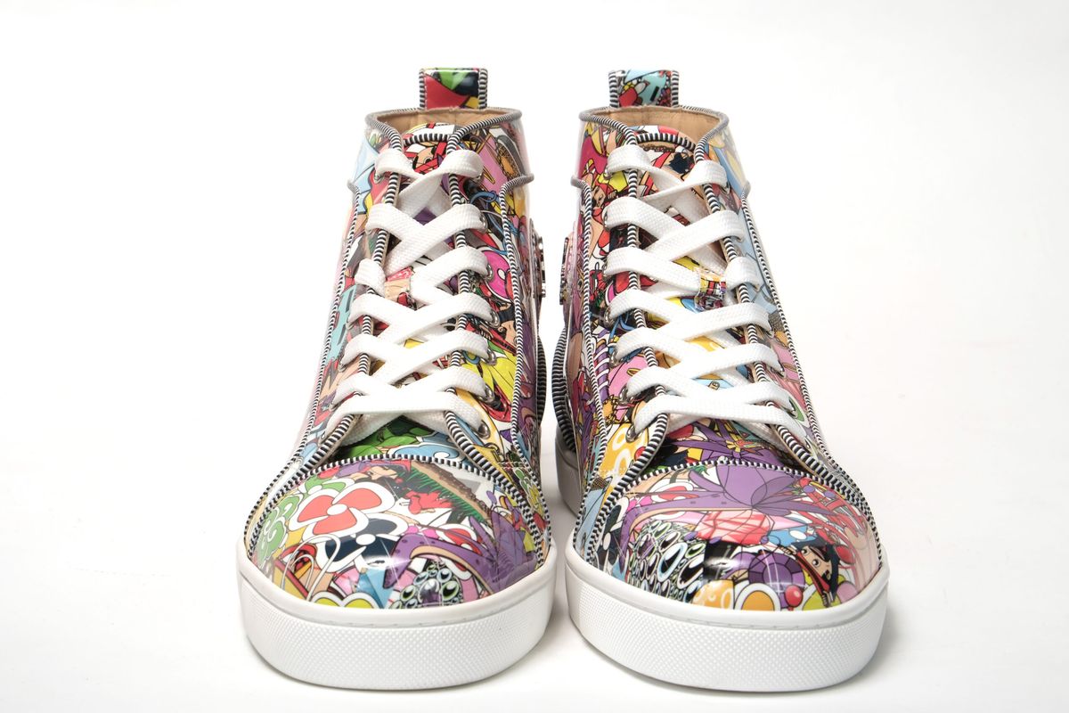 Christian Louboutin Multicolor Louis Orlato Flat Pat Super Shoes