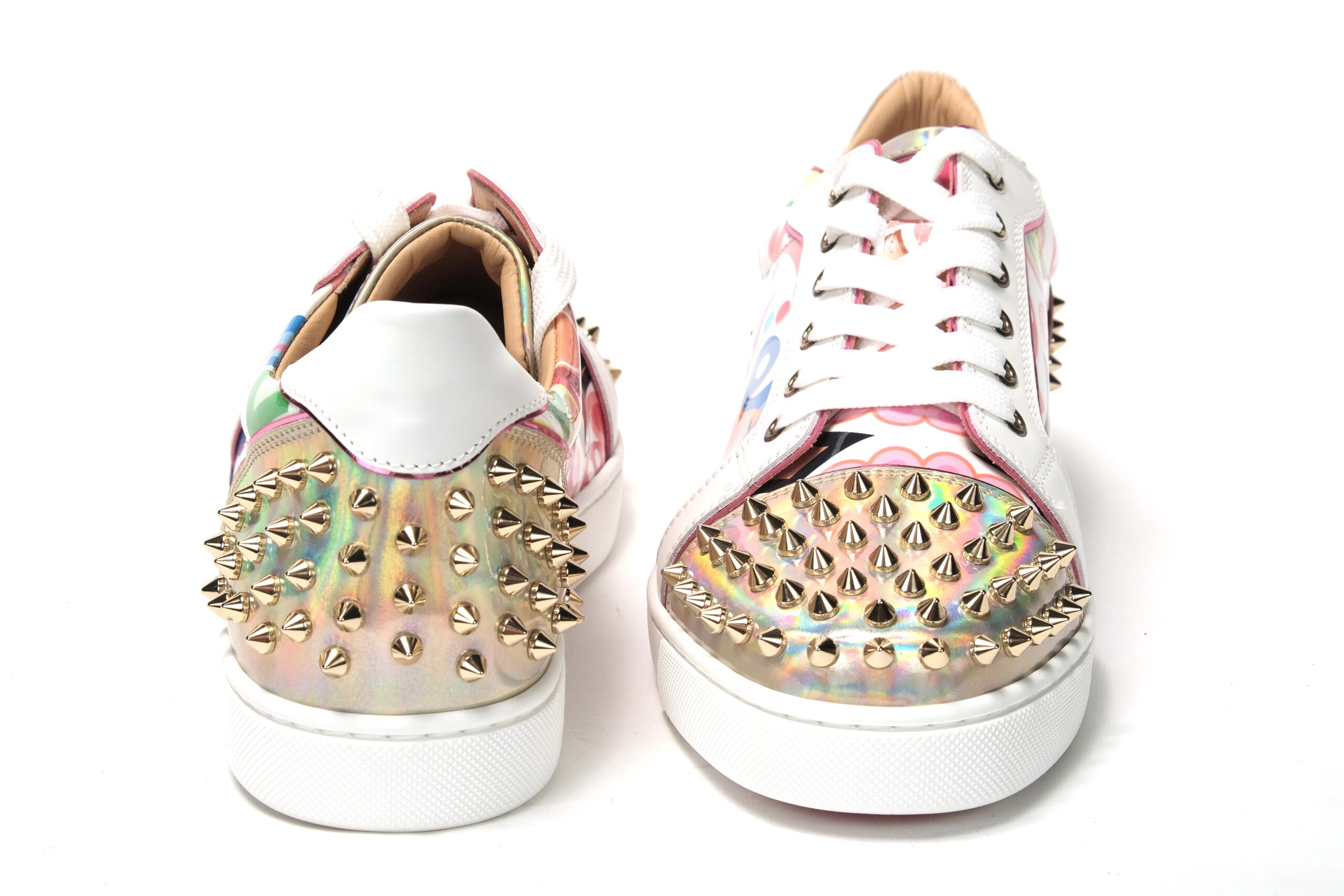 Christian Louboutin Multicolor Version Viera 2 Flat Pat Shoes