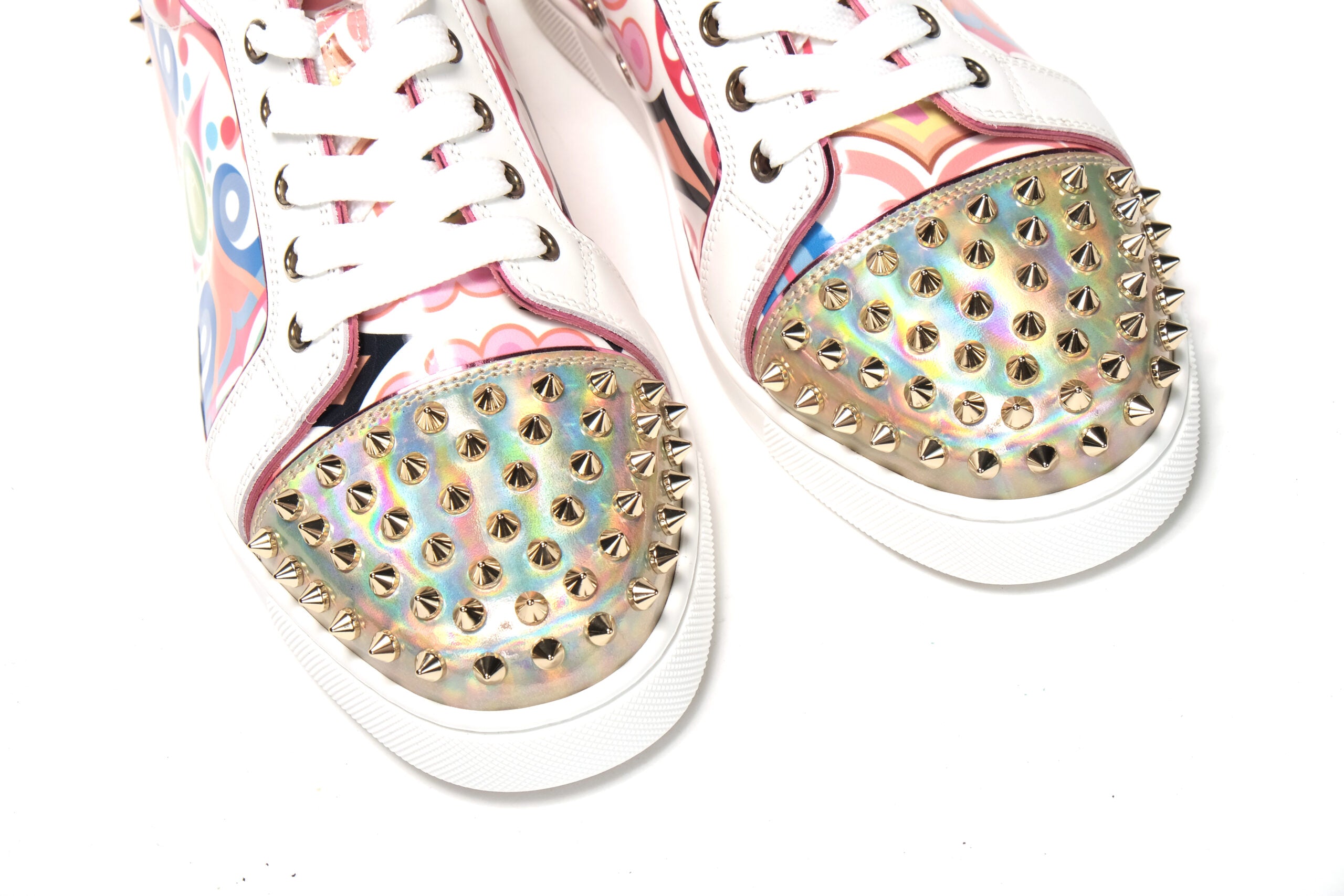 Christian Louboutin Multicolor Version Viera 2 Flat Pat Shoes