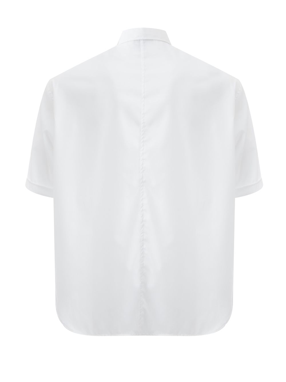 Emporio Armani White Printed Shortsleeves Shirt