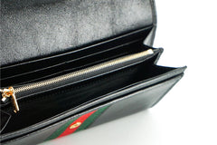 Gucci Black Leather Rajah Wallet