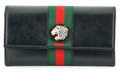 Gucci Black Leather Rajah Wallet