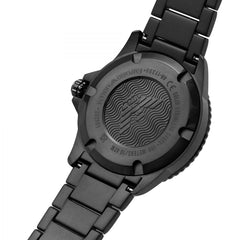 Emporio Armani Black Steel Quartz Watch