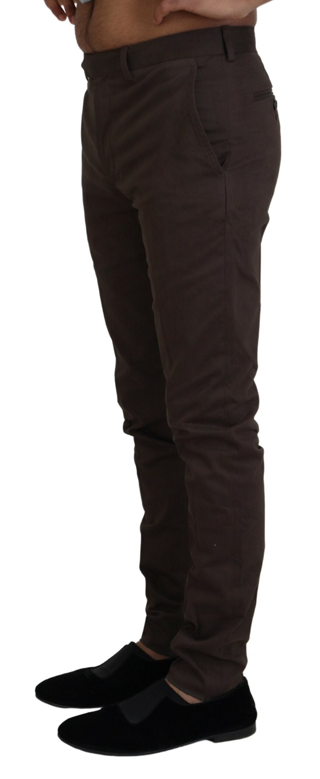 BENCIVENGA Elegant Brown Italian Designer Pants