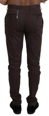 BENCIVENGA Elegant Brown Italian Designer Pants