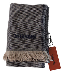 Missoni Elegant Cashmere Zigzag Scarf