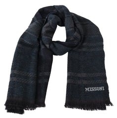 Missoni Chic Wool-Silk Striped Unisex Scarf