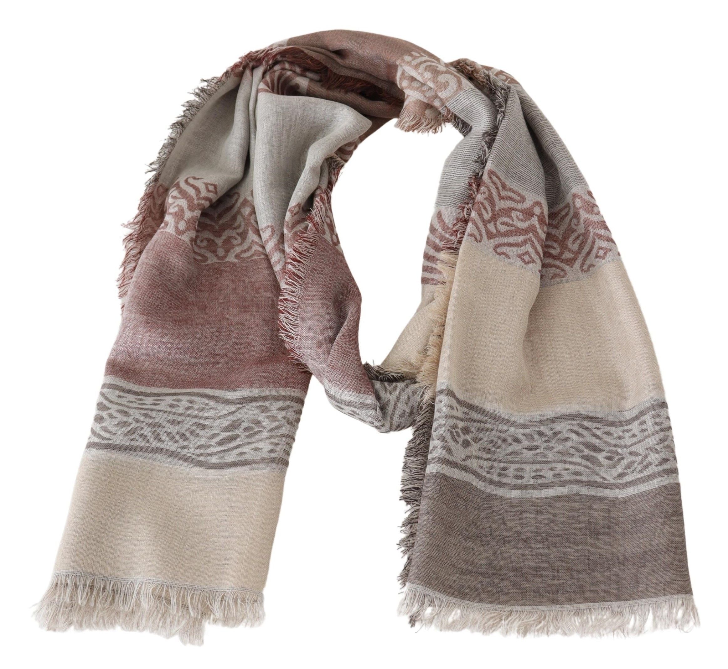 Missoni Elegant Wool Scarf with Signature Pattern