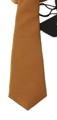 Dolce & Gabbana Elegant Silk Brown Tie for Sophisticated Style