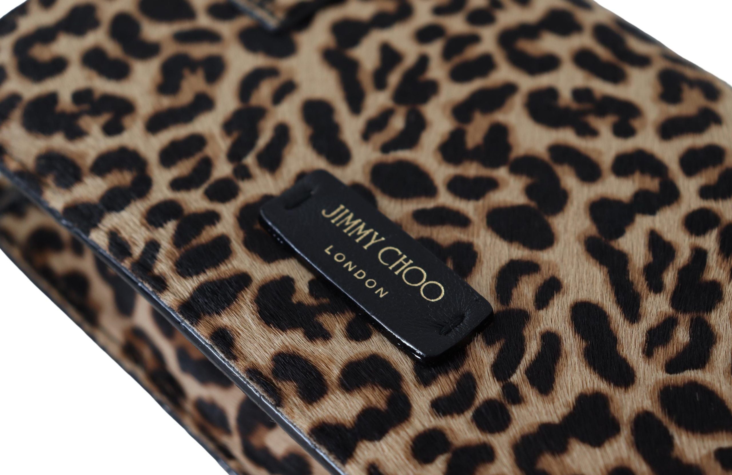 Jimmy Choo Leopard Print Pony Madeline Yth Belt Bag