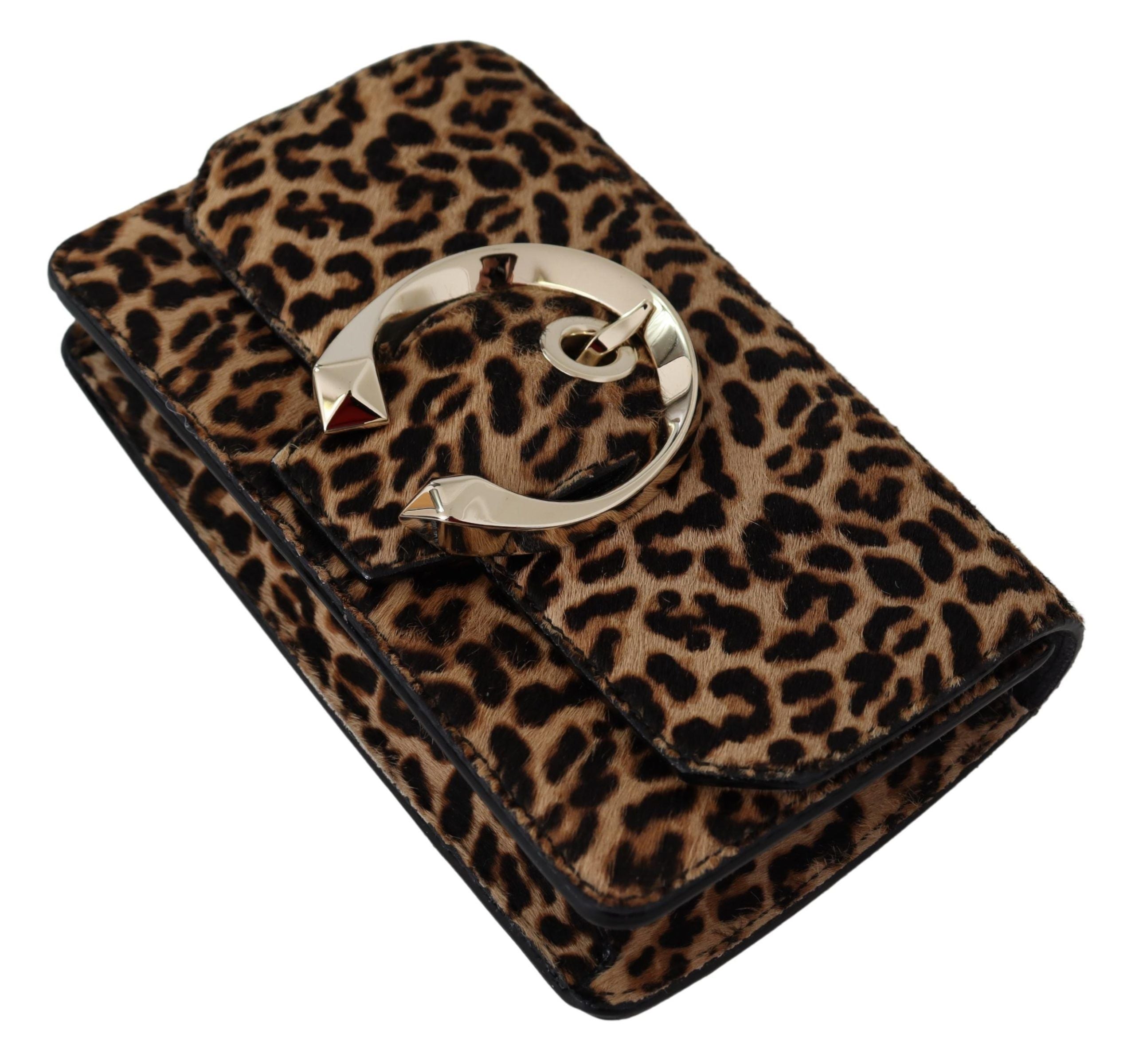 Jimmy Choo Leopard Print Pony Madeline Yth Belt Bag