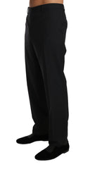 Dolce & Gabbana Elegant Black Wool Dress Pants