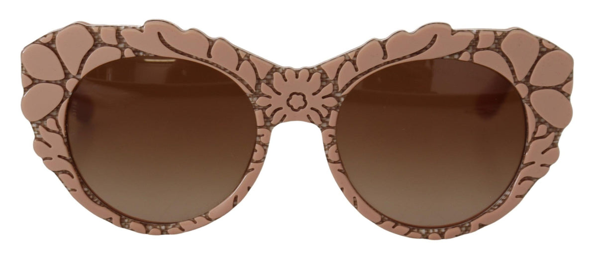 Dolce & Gabbana Chic Pink Acetate Women's Sunglasses