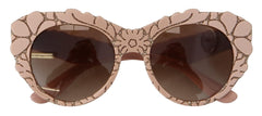 Dolce & Gabbana Chic Pink Acetate Women's Sunglasses