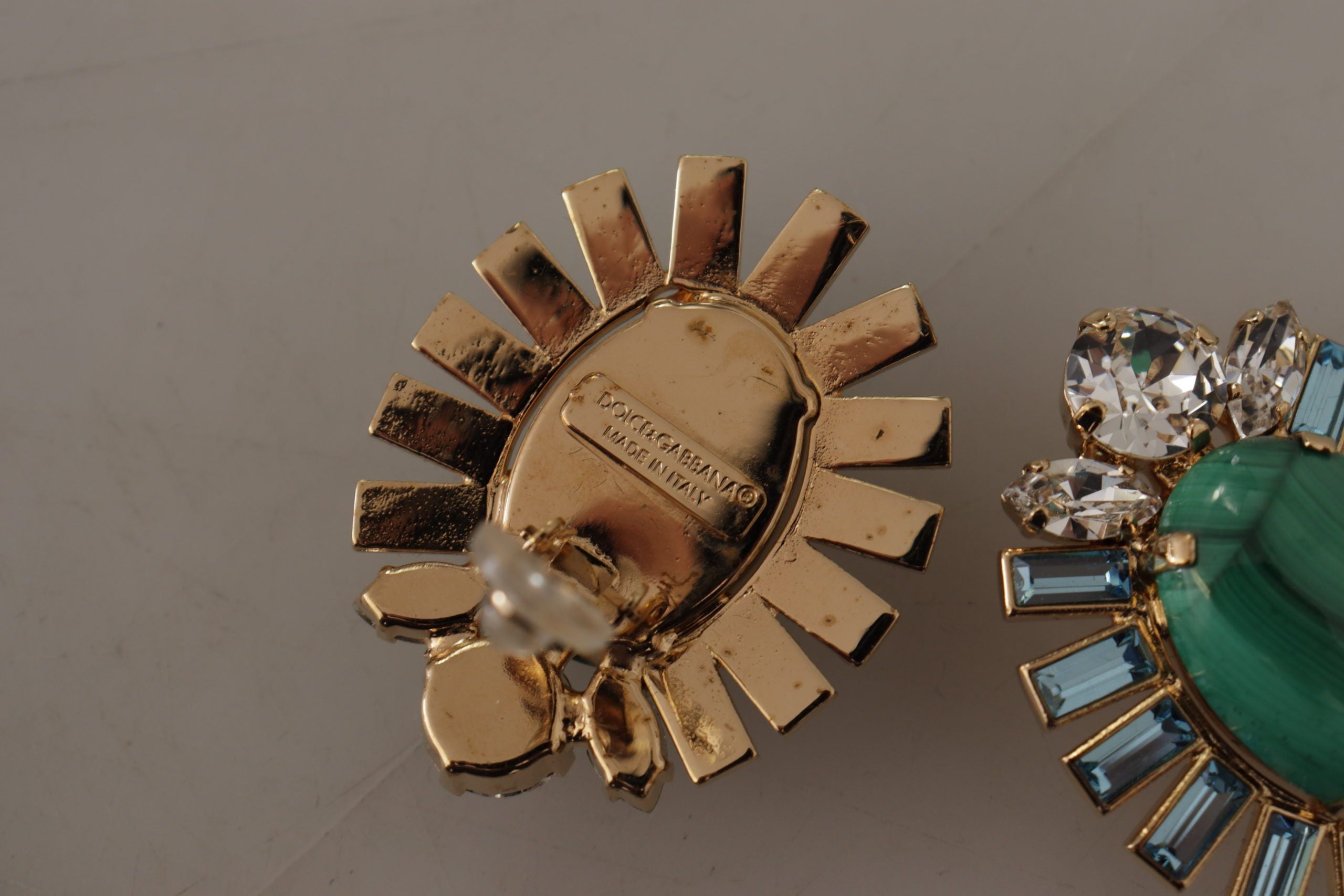 Dolce & Gabbana Sicilian Statement Clip-On Earrings