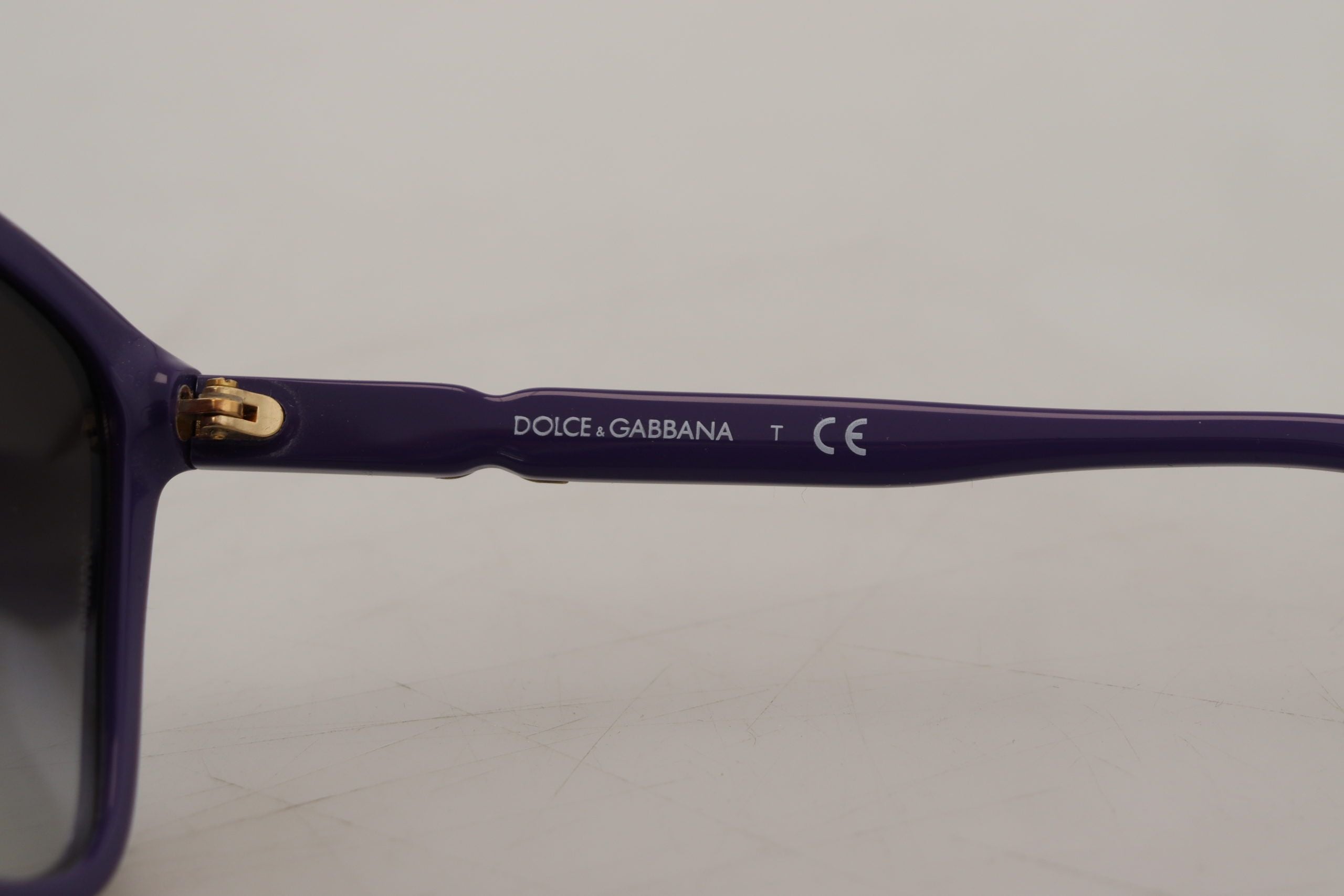 Dolce & Gabbana Elegant Violet Round Sunglasses for Women