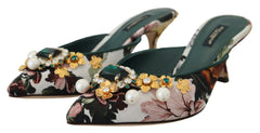 Dolce & Gabbana Multicolor Flat Luxury Sandals