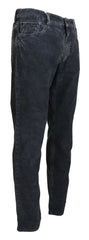 Polo by Ralph Lauren Elegant Gray Corduroy Pants for Men