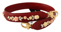 Dolce & Gabbana Exotic Leather Red Shoulder Bag Strap