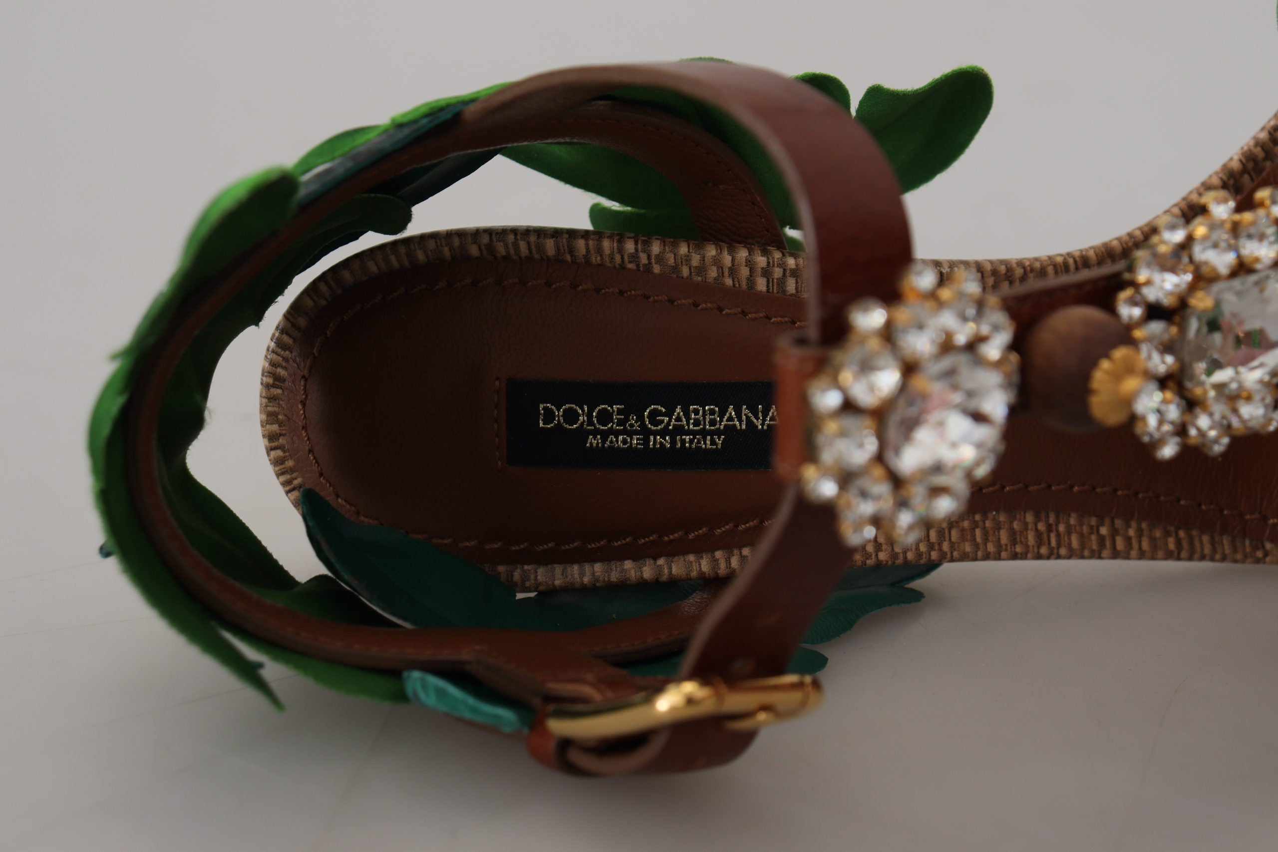 Dolce & Gabbana Enchanted Bloom Embellished Sandals