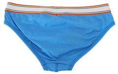 Dsquared² Chic Blue Stretch Cotton Briefs