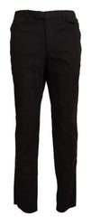 BENCIVENGA Brown Cotton Straight Fit Men Pants