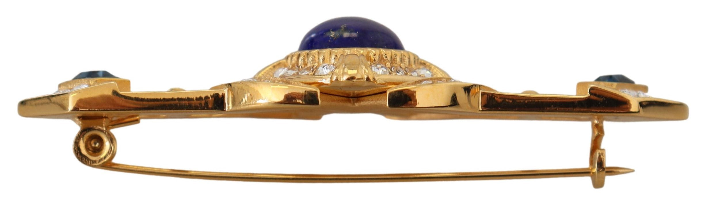 Dolce & Gabbana Elegant Gold Plated Brass Brooch