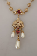 Dolce & Gabbana Opulent Sicilian Charm Statement Necklace