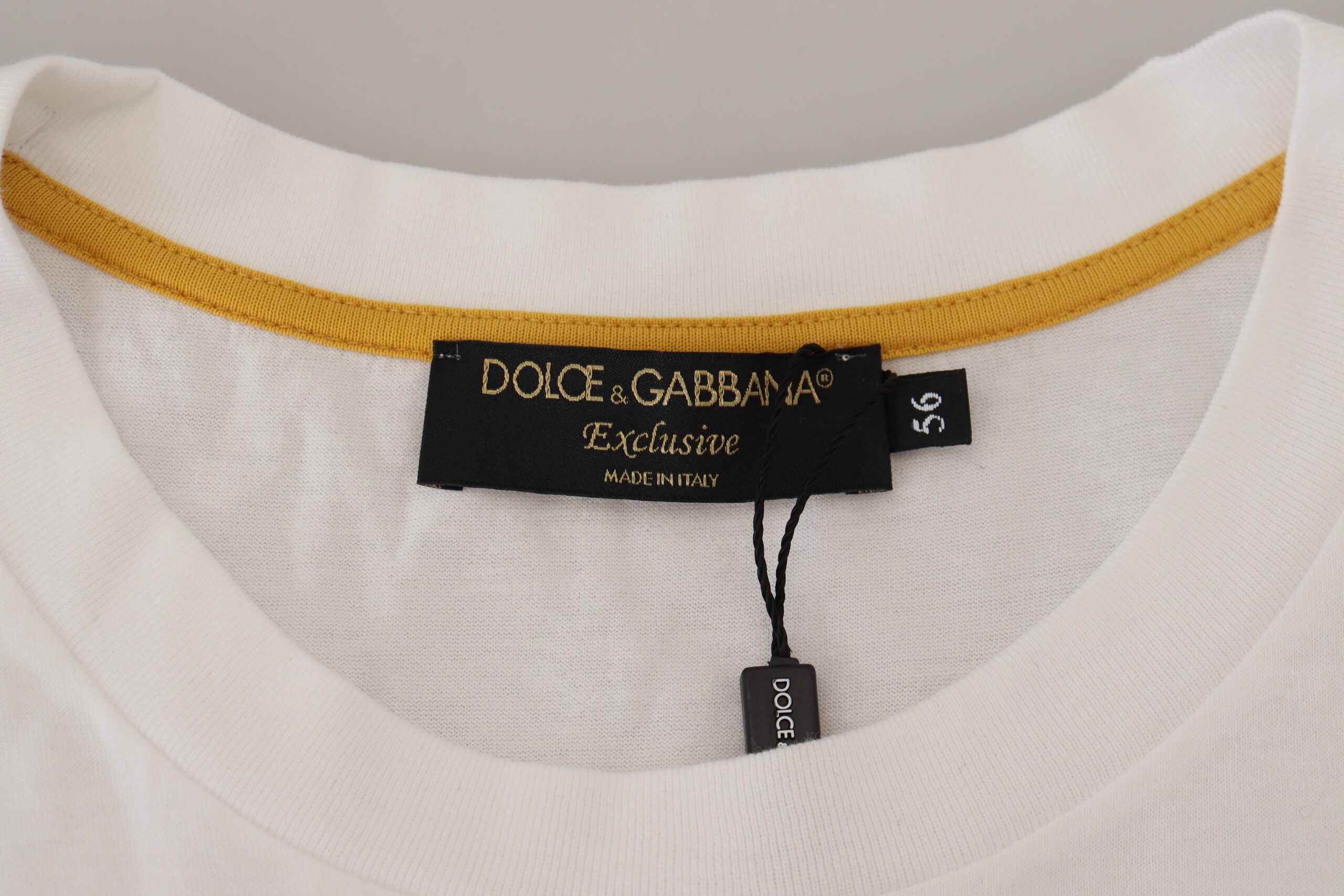 Dolce & Gabbana Elegant Black Cotton T-Shirt for Men