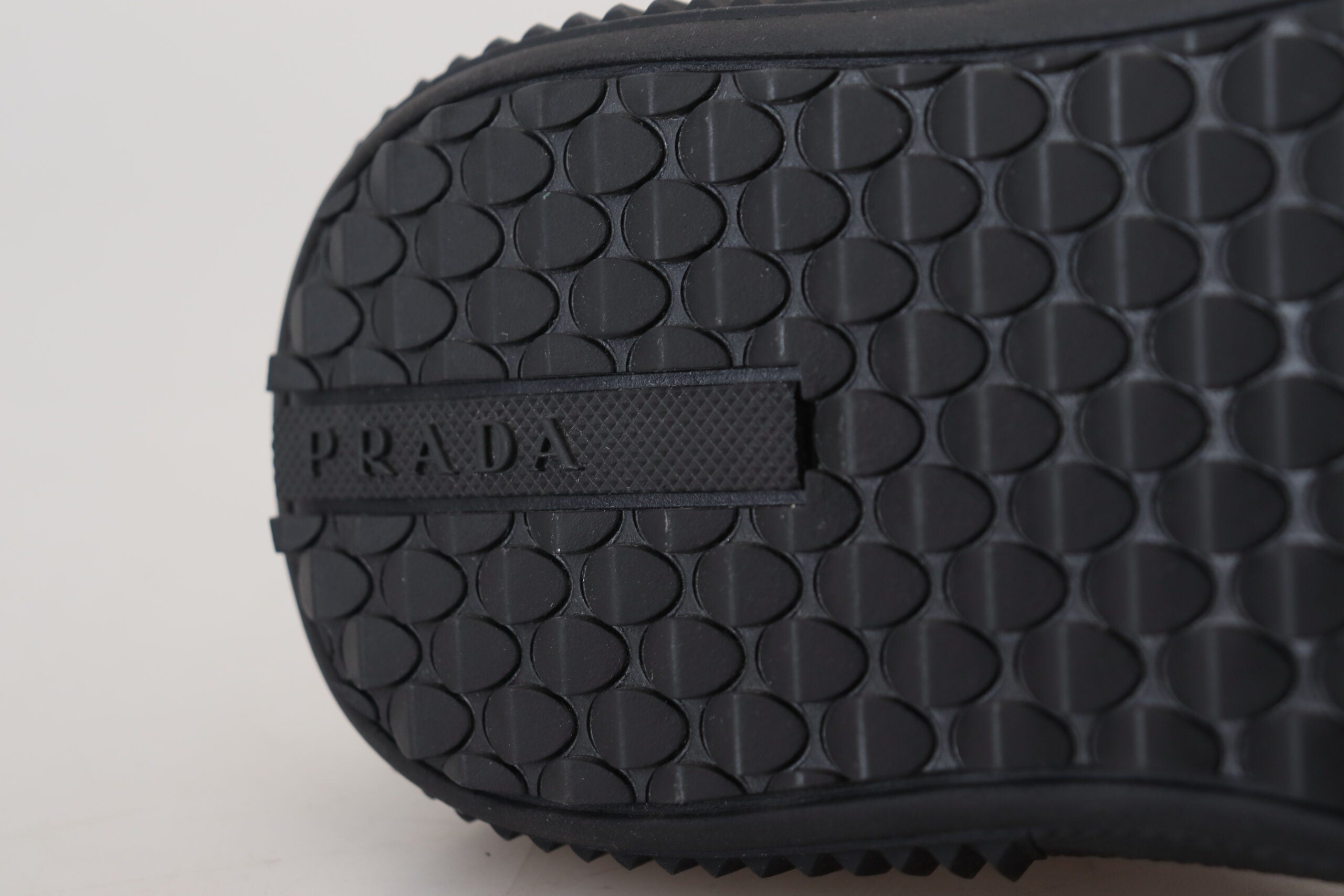 Prada Sleek Black Low-Top Leather Sneakers